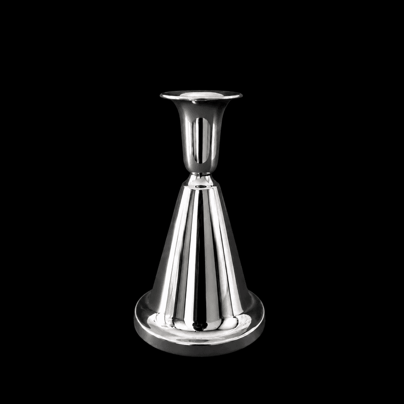 Sølv lysestake Klokke (431C) 10,5 cm