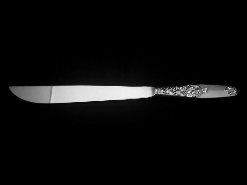 Dobbel rokokko forskjærskniv