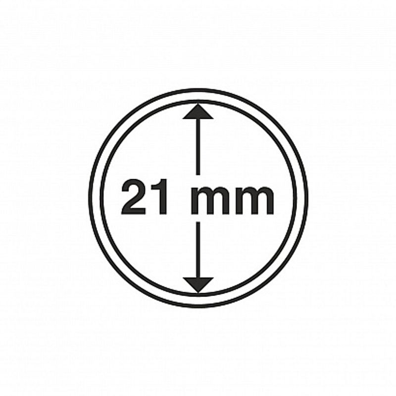 Myntkapsler runde - 10 stk